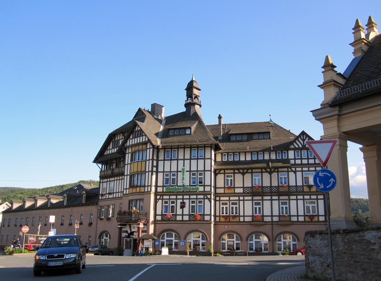 Hotel Weisser Hirsch Schwarzburg Exterior foto